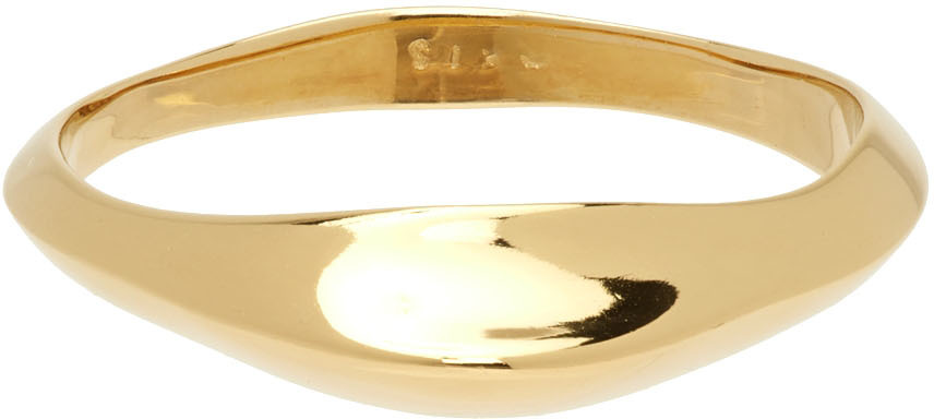 Gold Aero Ring Ssense Uomo Accessori Gioielli Anelli 