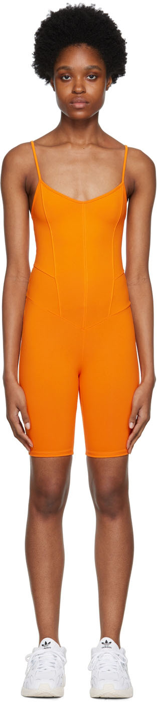 Orange Corset Bodysuit