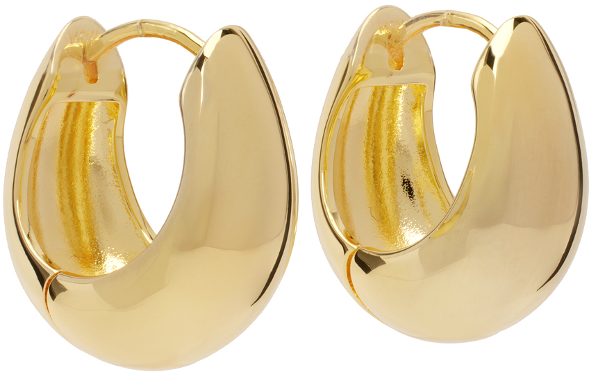 Moya: Gold Agata Earrings | SSENSE Canada