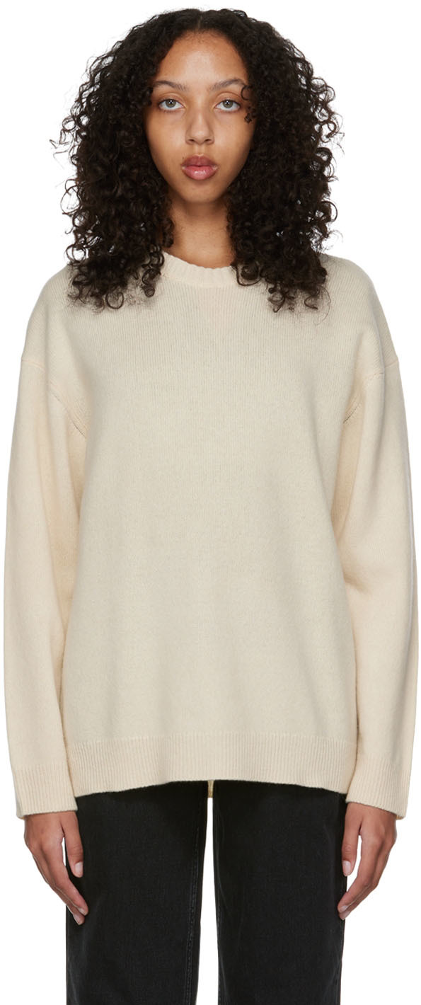 Filippa K: Off-White Ava Sweater | SSENSE