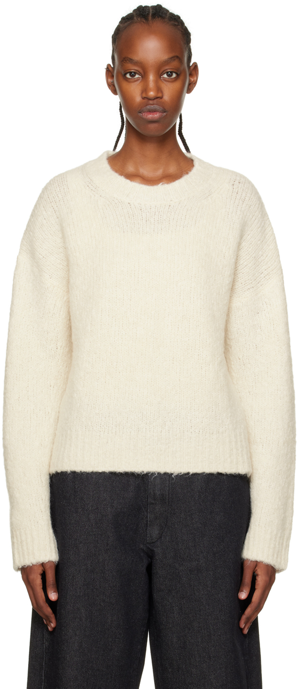 Filippa K Off-white Sara Sweater In White Chal 8998