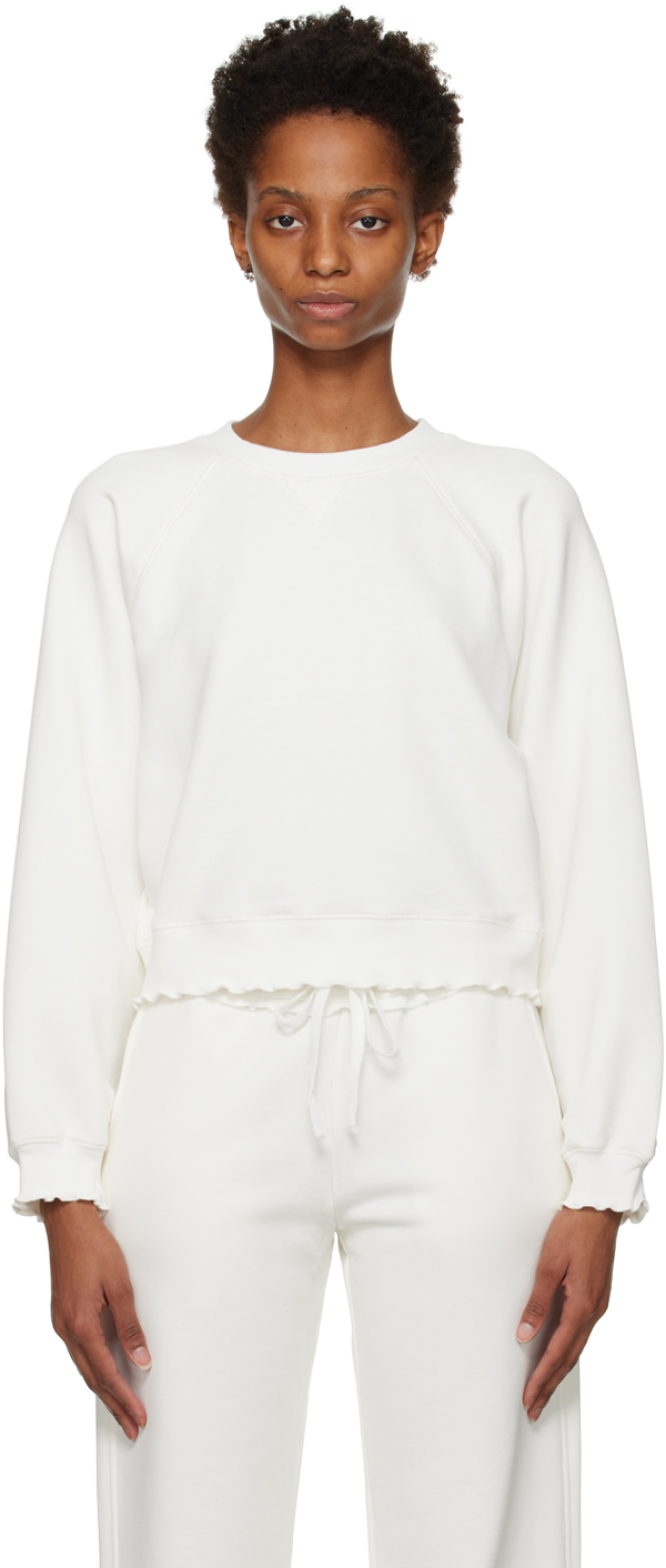 White Raglan Sweatshirt