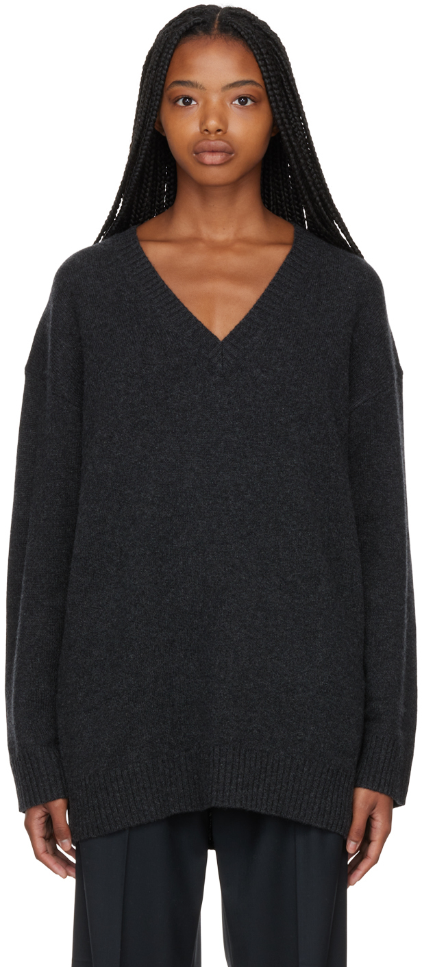 Filippa K: Gray Cynthia Sweater | SSENSE UK