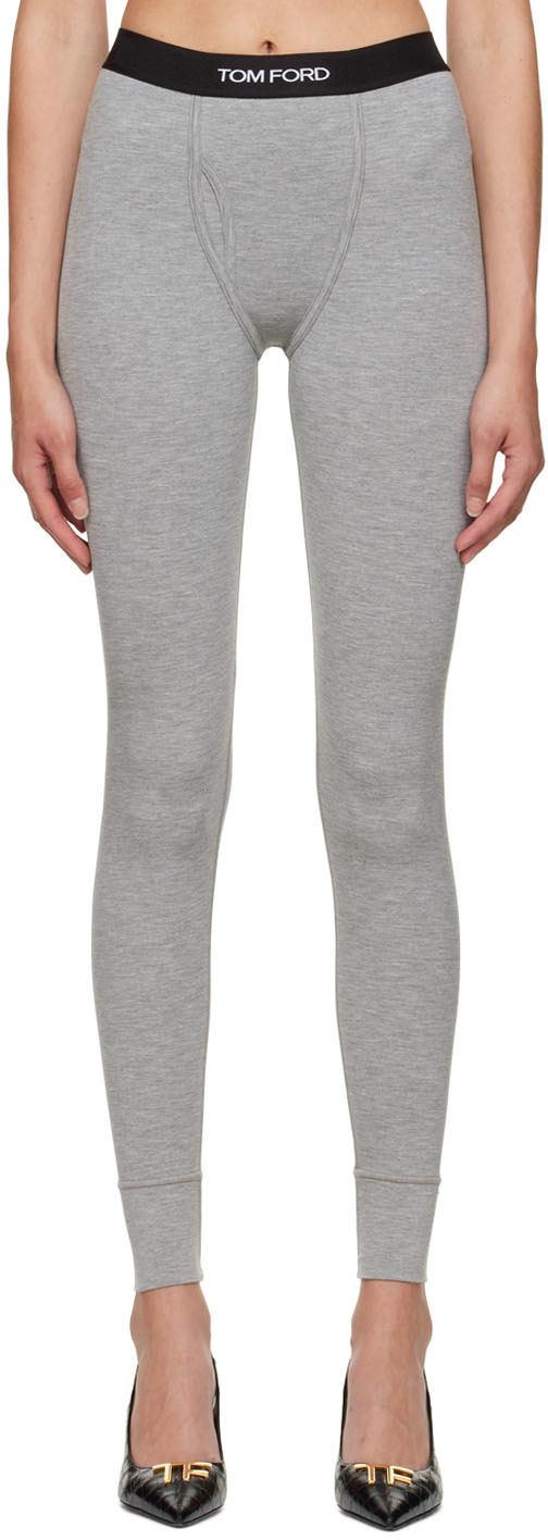 Gray Long Johns Leggings