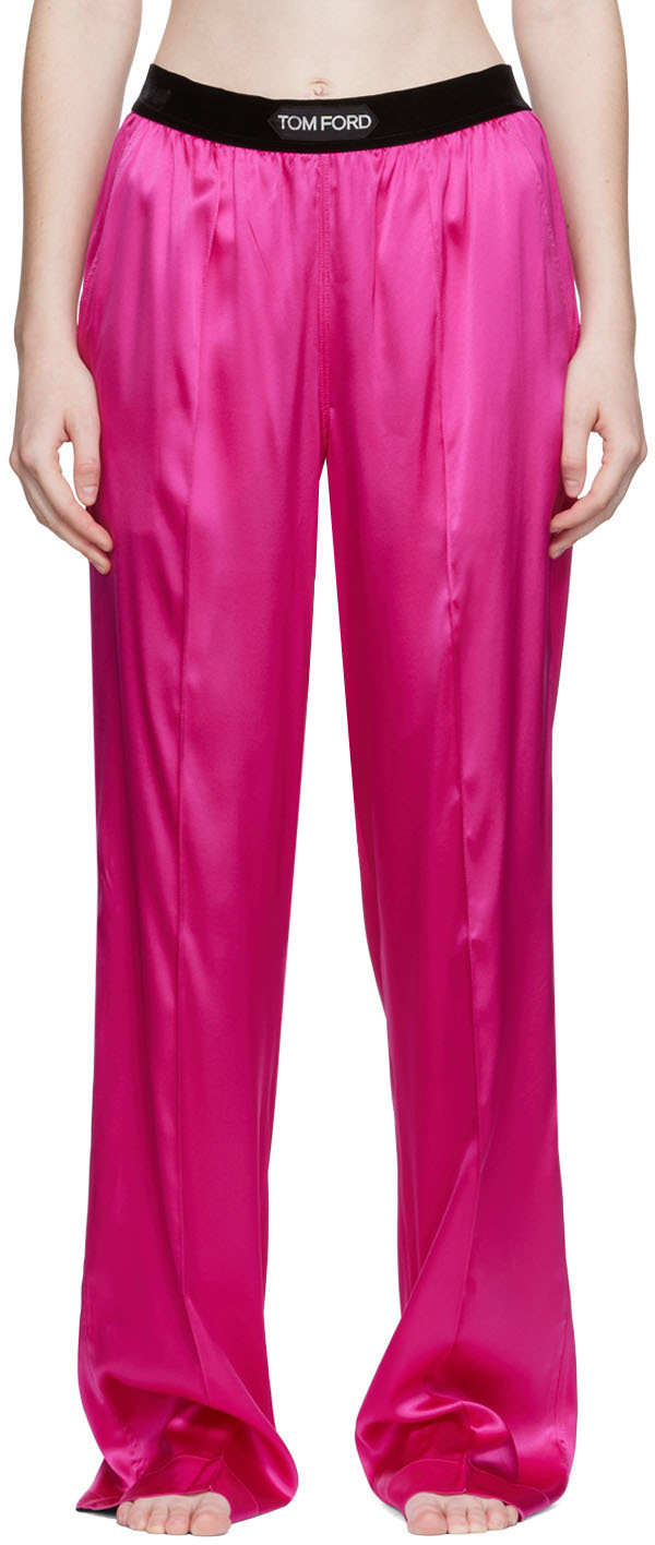 Pink Pyjama Lounge Pants by TOM FORD on Sale