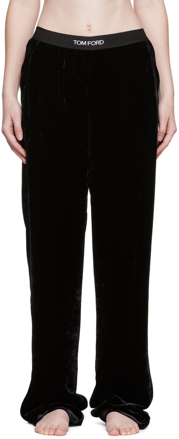 Black Lightweight Lounge Pants