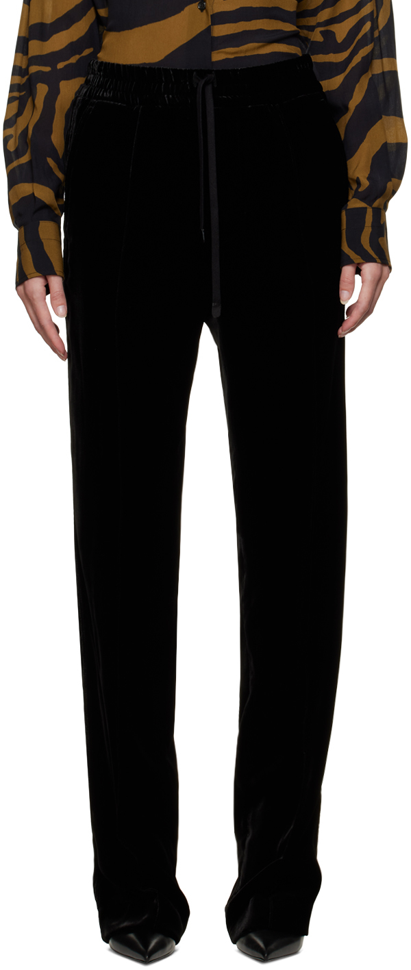 Black Drawstring Lounge Pants