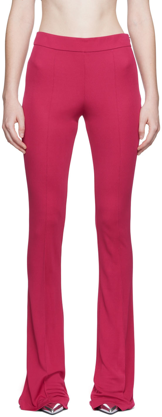 Pink Flared Trousers