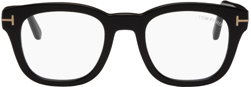 TOM FORD: Black Square Glasses | SSENSE Canada
