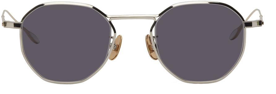 Yuichi Toyama Gold Herbert Sunglasses | Smart Closet