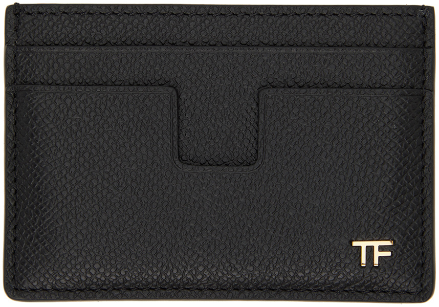 Black T Line Classic Card Holder Ssense Uomo Accessori Borse Portafogli e portamonete Portacarte 