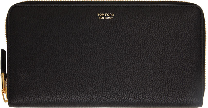 TOM FORD: Black Zip Wallet | SSENSE