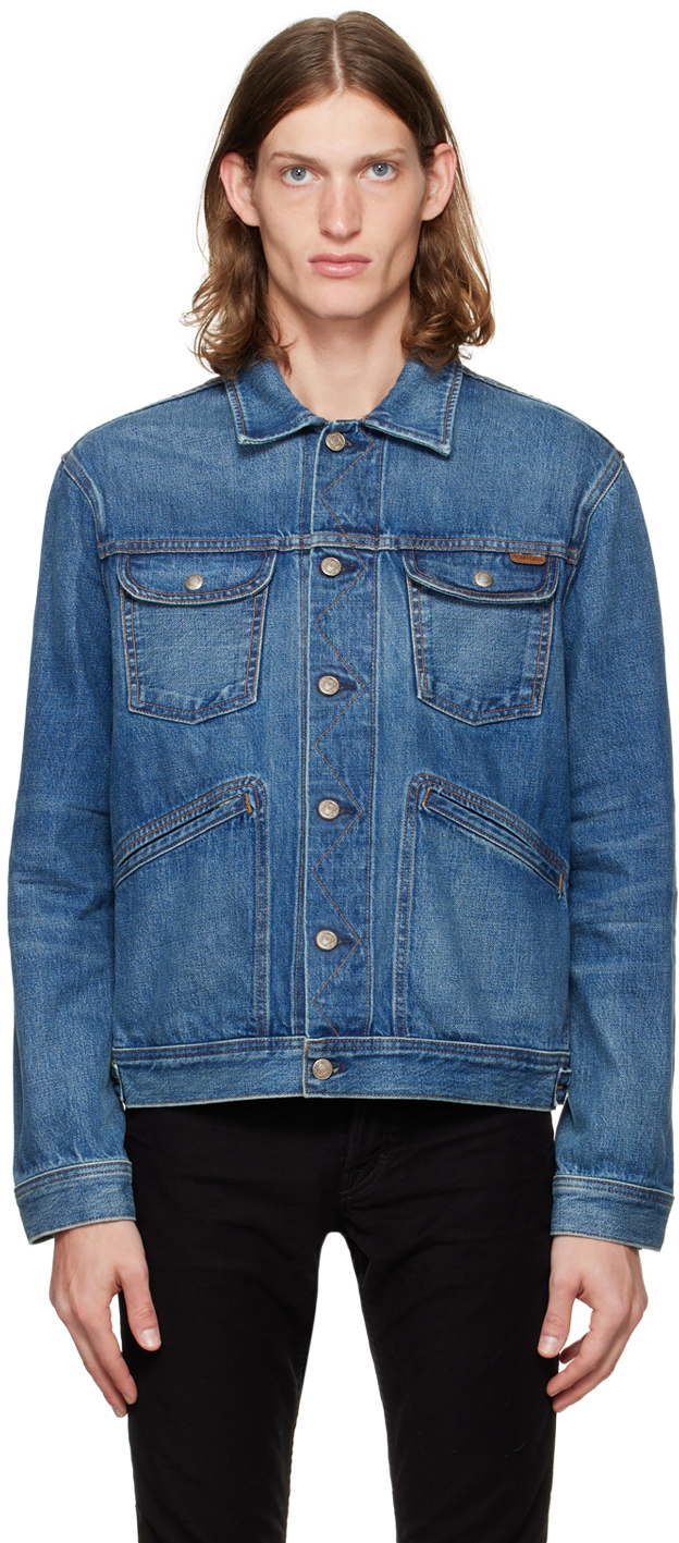 TOM FORD BLUE SELVEDGE DENIM JACKET