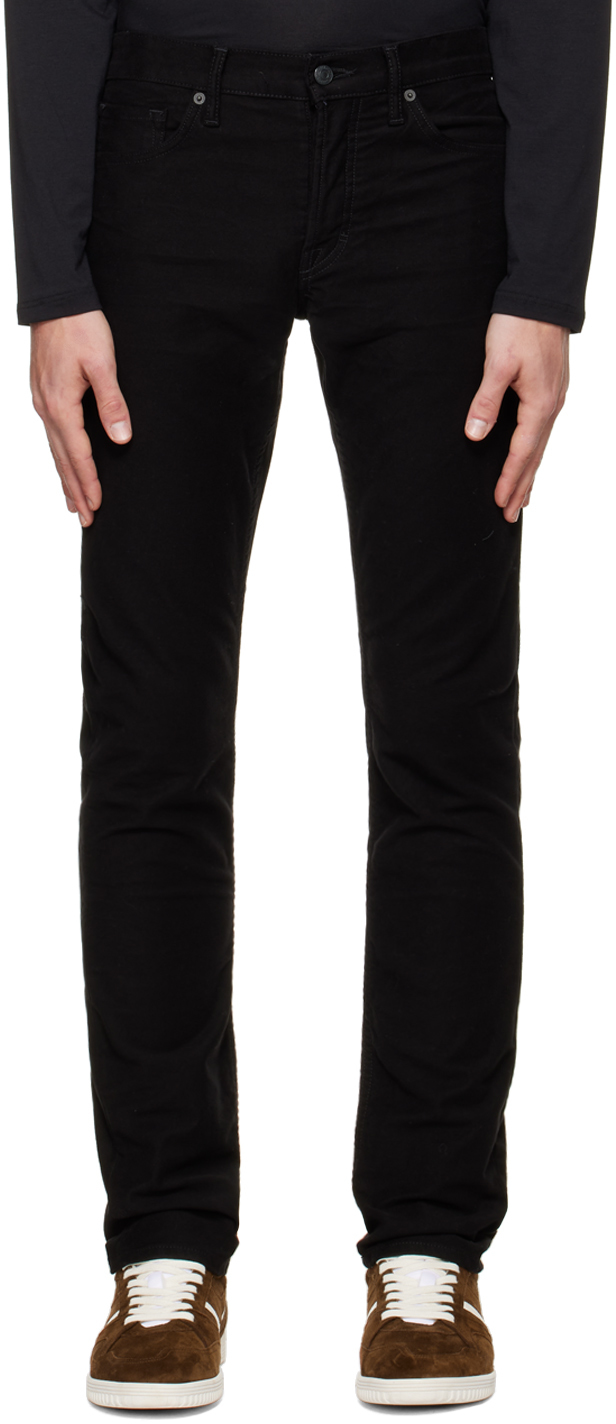 TOM FORD: Black Button Fly Jeans | SSENSE