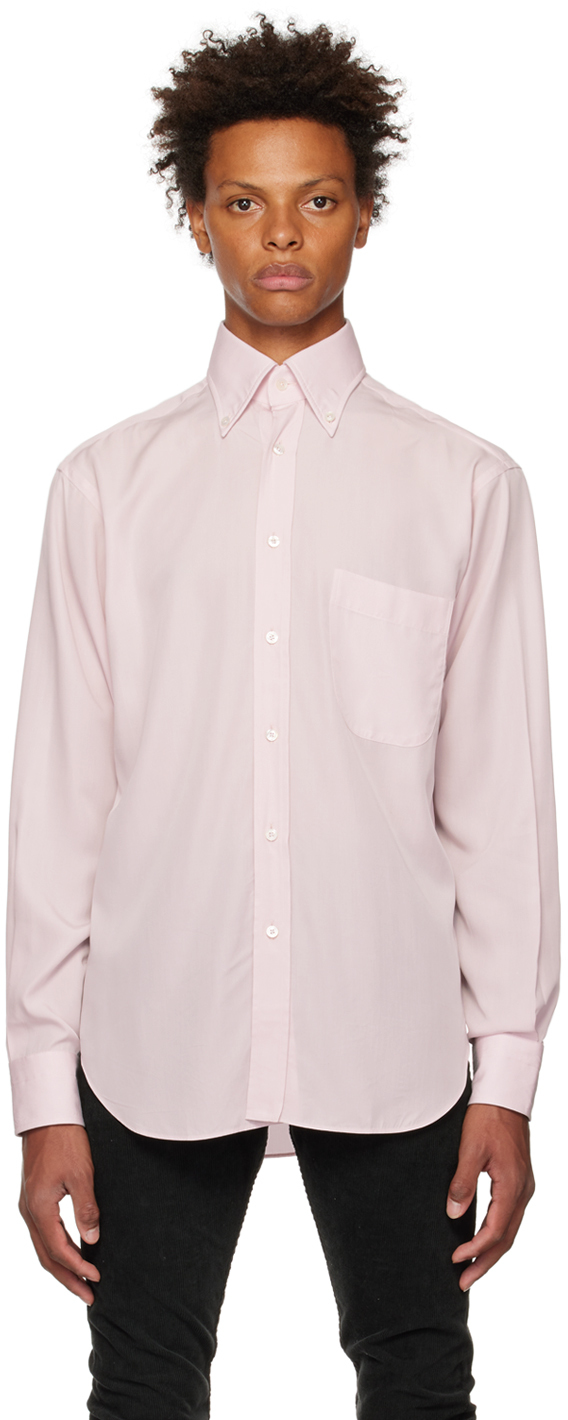 TOM FORD: Pink Fluid Fit Shirt | SSENSE