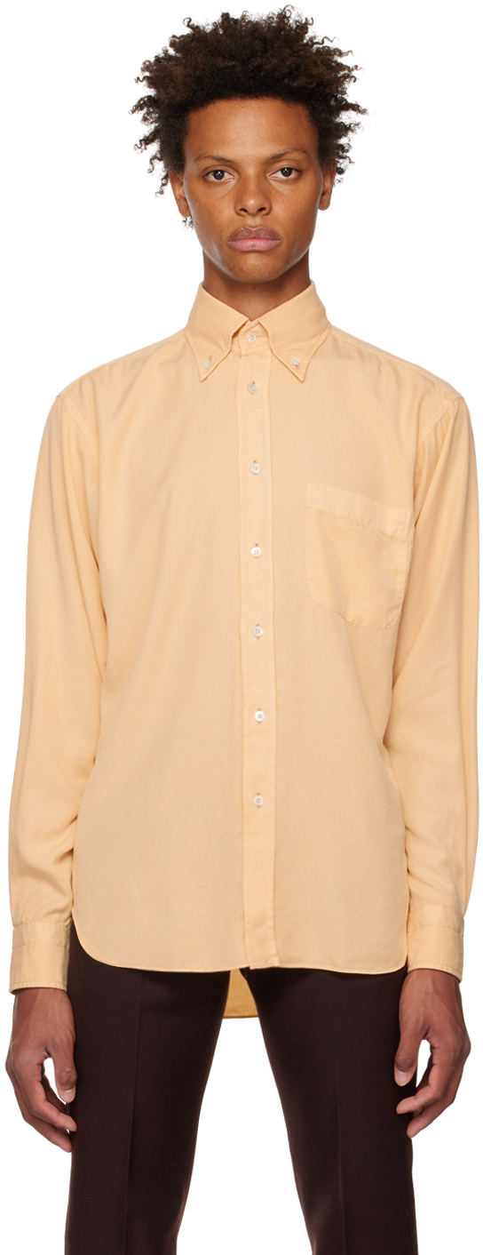 Yellow Garment Dyed Shirt