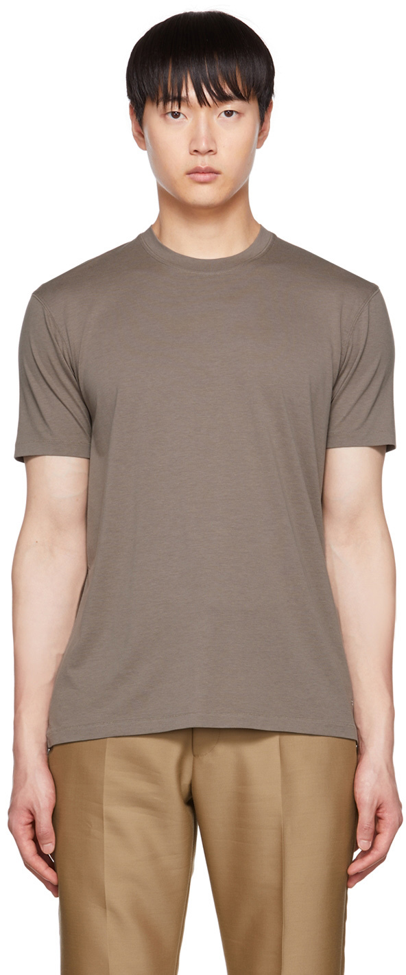 T-shirt extensible marine Coton Tom Ford pour homme en coloris Noir Homme Vêtements T-shirts T-shirts à manches courtes 