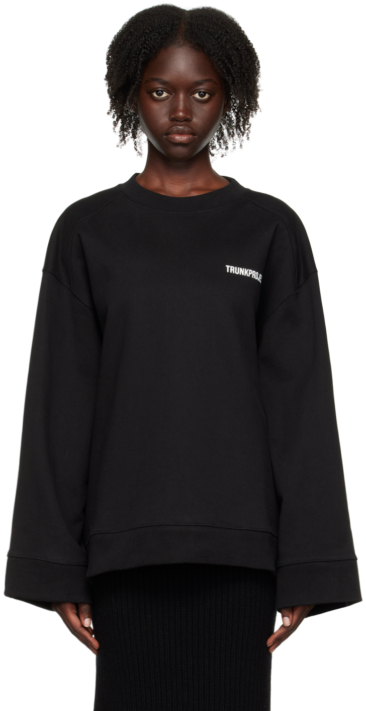 Black Vented Sweatshirt