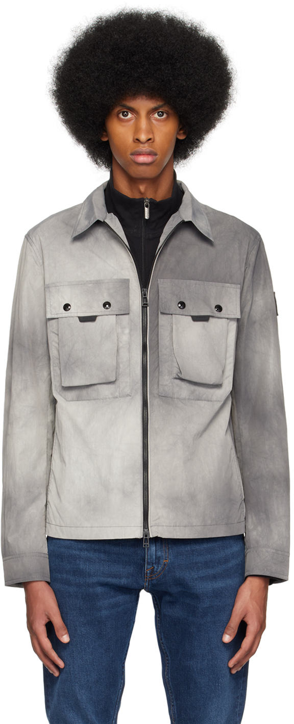 Belstaff Gray Tactical Jacket