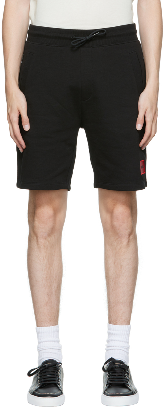 HUGO Cotton Sweatshorts With Logo Patch in Navy Blue Save 24% for Men Mens Shorts HUGO Shorts 