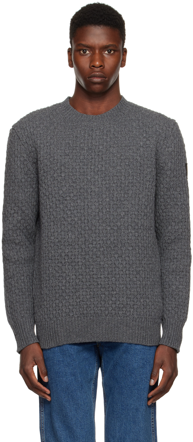Gray Submarine Sweater by Belstaff on Sale