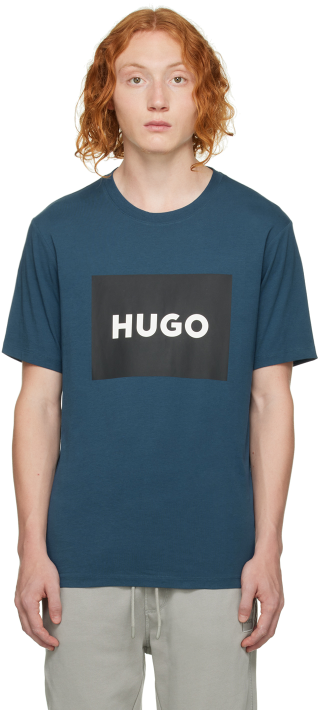 Blue Dulive222 TShirt by Hugo on Sale