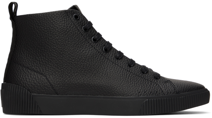 Black Zero Hito High-Top Sneakers