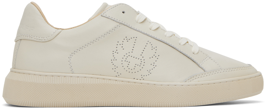 Belstaff Off-White Track Low-Top Sneakers