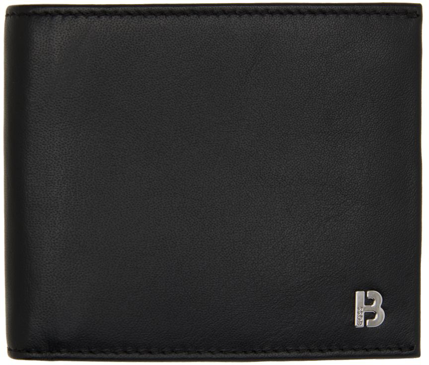 BOSS Black Leather Bifold Wallet