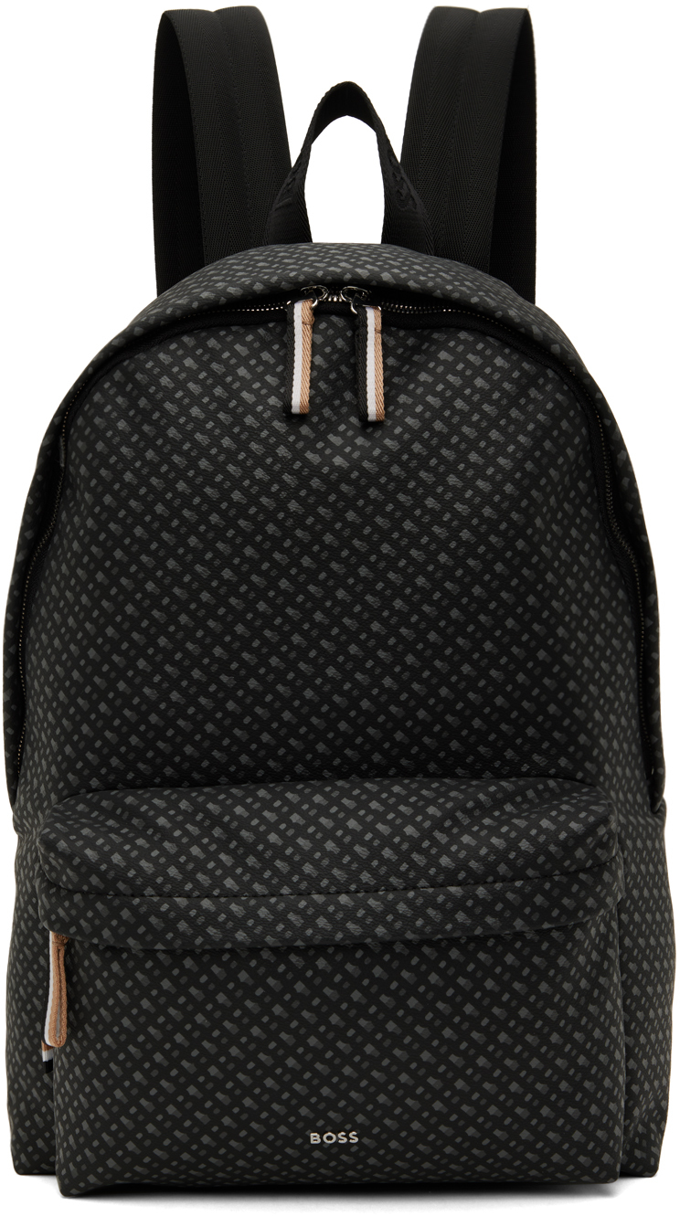 SSENSE Men Accessories Bags Rucksacks Black Sport Monogram Backpack 