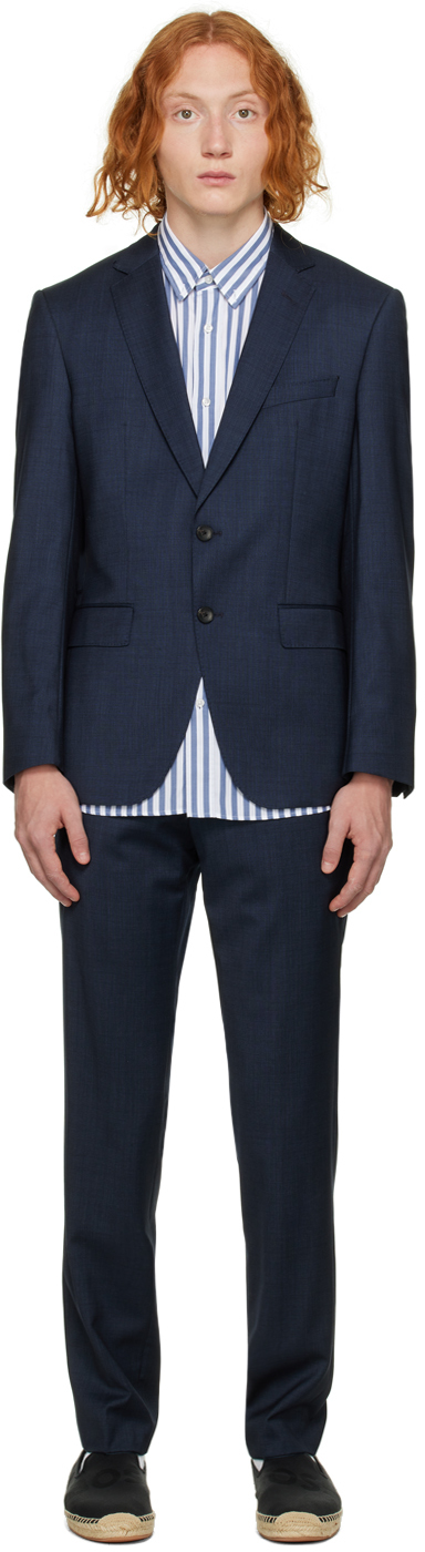 BOSS Navy Slim-Fit Suit