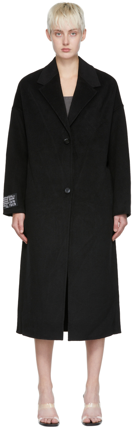 Ksubi: Black Kamille Coat | SSENSE