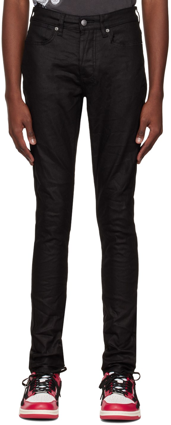 Ksubi: Black Van Winkle Kult Wax Jeans | SSENSE