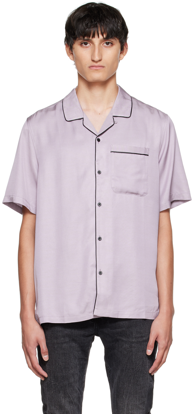 Ksubi Purple Downtown Resort Shirt