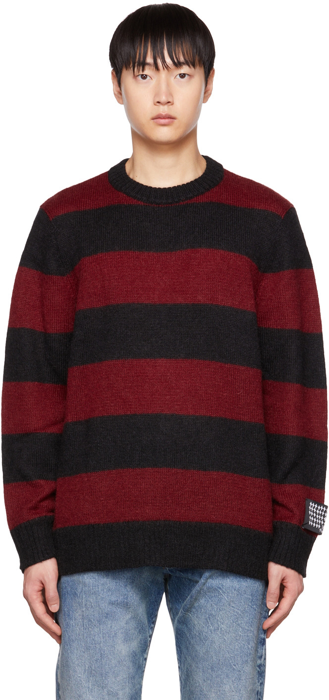 Ksubi Red & Black Strange Daze Sweater