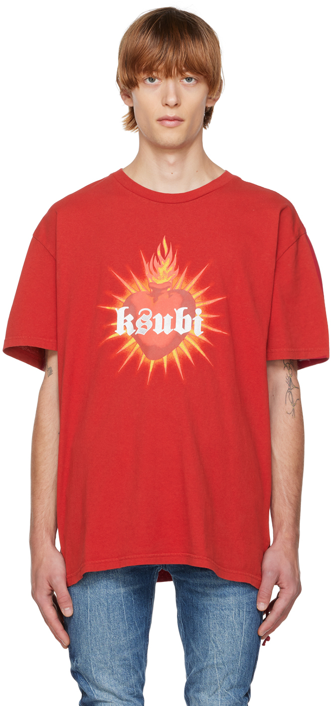 Ksubi Red Heart Biggie T-Shirt