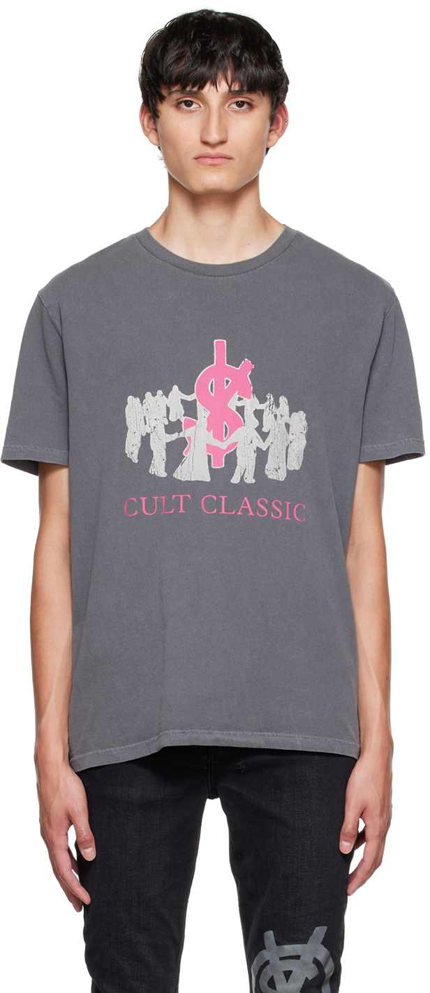 Ksubi Gray Classic Kash T-Shirt
