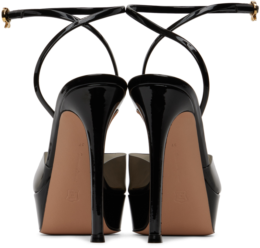 Gianvito Rossi Beige Betty Heeled Sandals In Fume'+black
