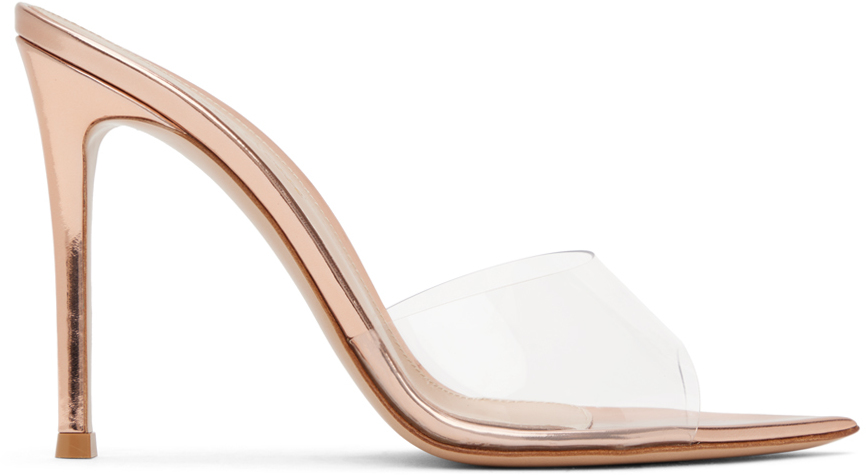 Gianvito Rossi Pink Elle Heeled Sandals