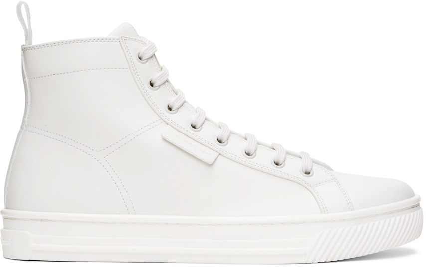 White 360 High Sneakers