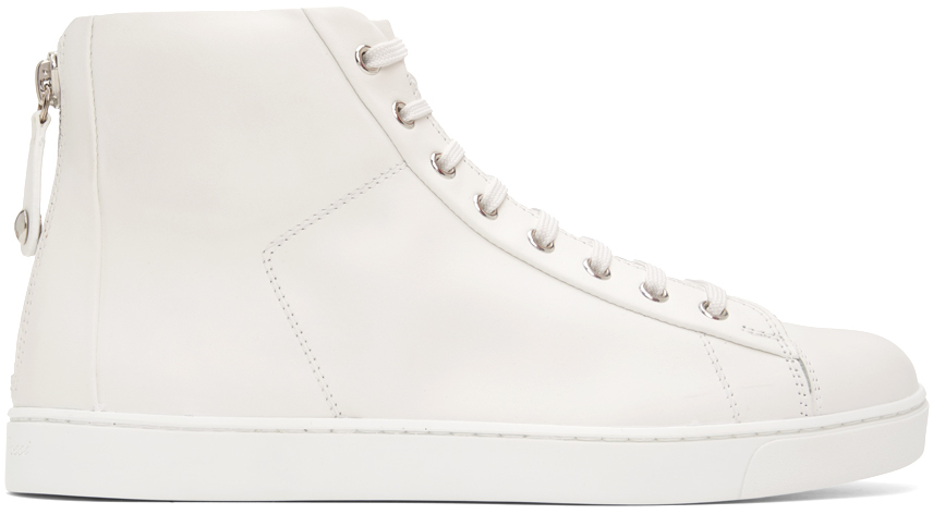 White Leather Sneakers