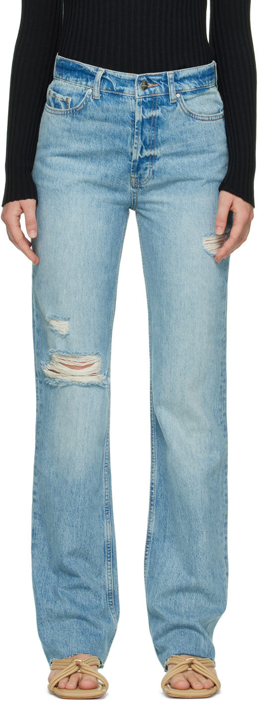 ANINE BING Blue Olsen Jeans