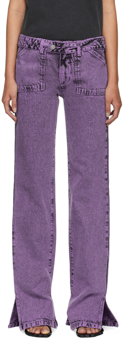 AVAVAV Purple Faded Jeans