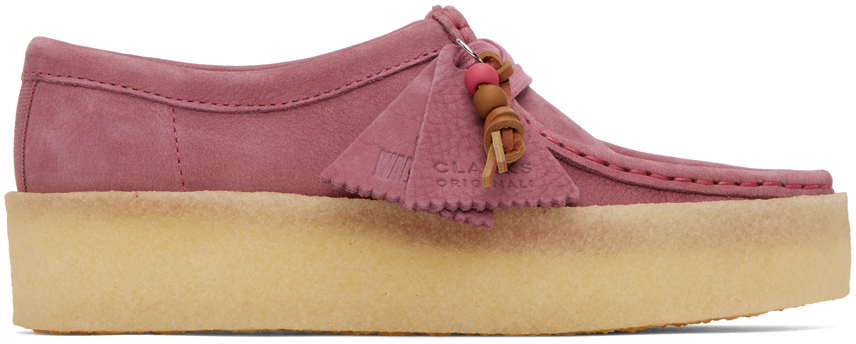 SSENSE Women Shoes Flat Shoes Formal Shoes Pink Wallabee Oxfords 