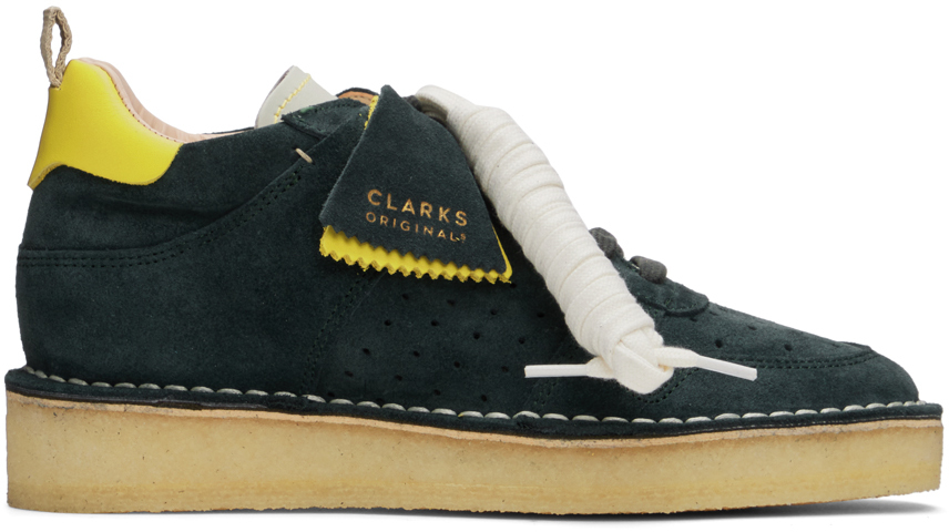 Clarks Originals Green Desert Run Low-Top Sneakers