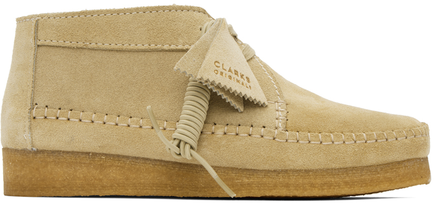 Clarks Originals Beige Weaver Desert Boots