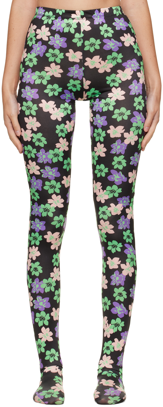 Multi Look 12 Floral Tights