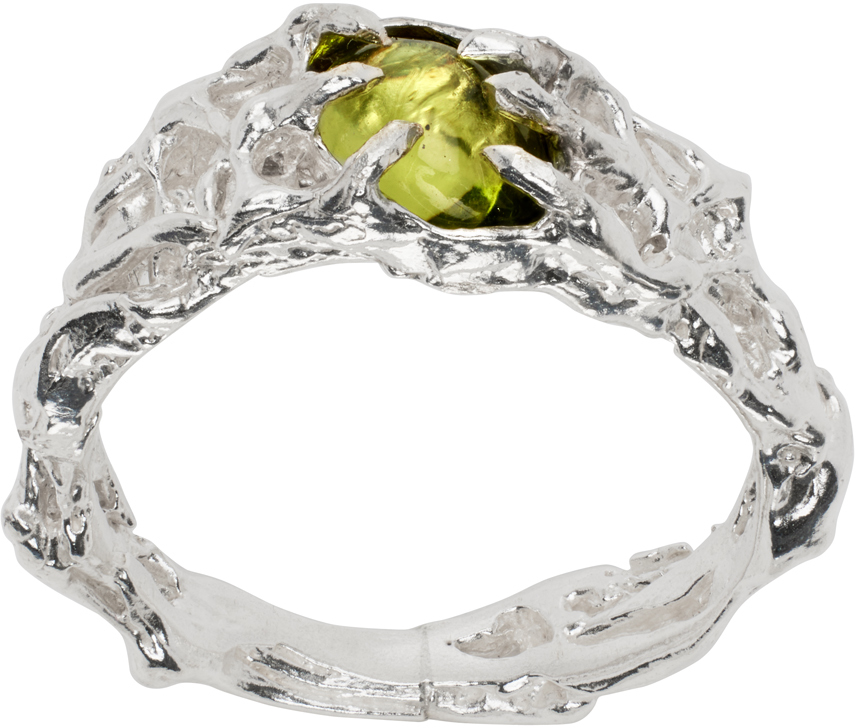 SSENSE Exclusive Silver Forest Ring