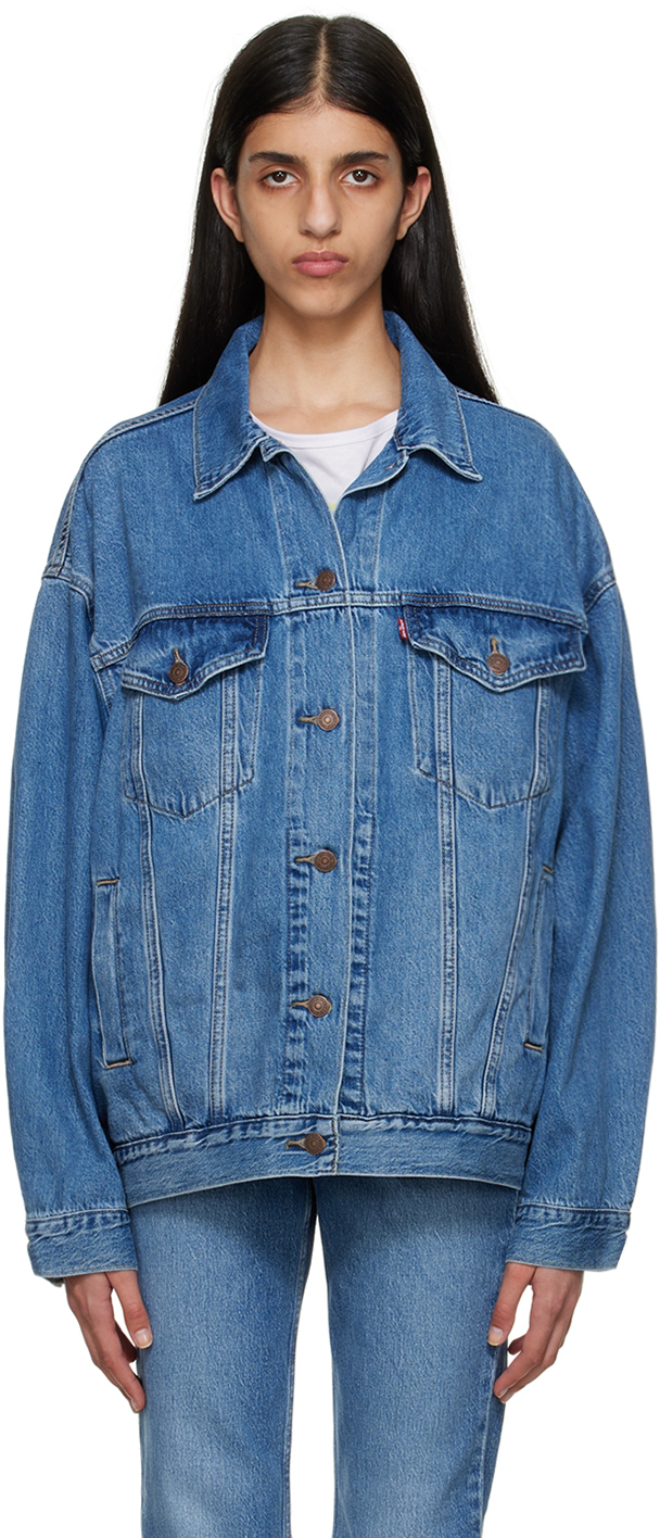 Indigo Faded Denim Jacket by Levi's on Sale