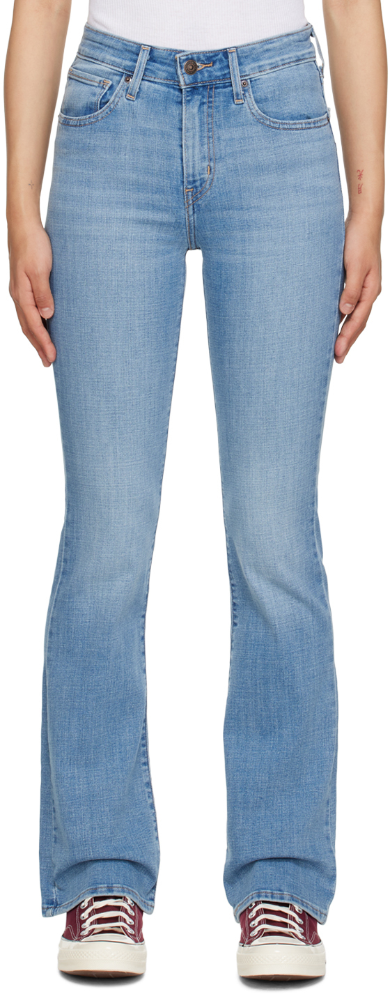 Levi's Blue 725 High-Rise Bootcut Jeans